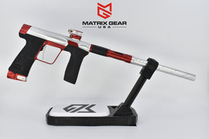 Used Planet Eclipse LV1.6 Paintball Gun - Silver / Red w/ Red and