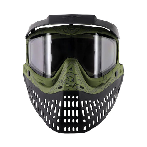 NEW Jt ProFlex Thermal Paintball Mask - Black/Dark Steel w/ Clear Lens